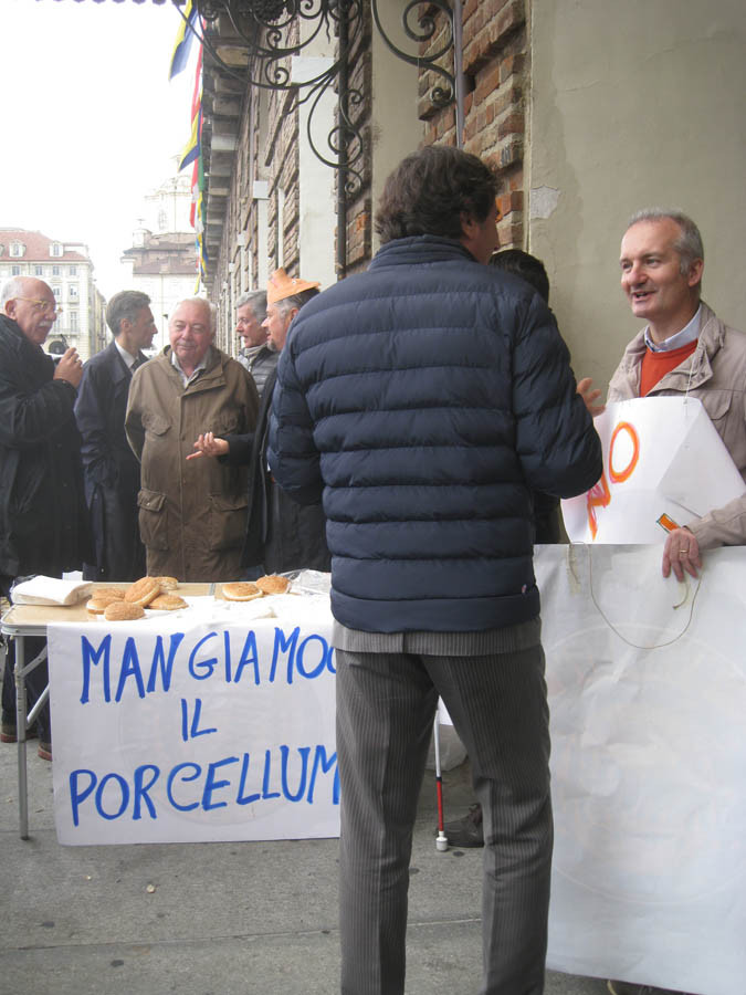 manifestazione contro il porcellum
